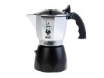 Bialetti Espressokocher Brikka 4 Tassen, Silber, Material