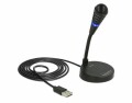 DeLock USB Mikrofon mit Standfuß und