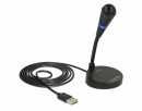 DeLock Mikrofon USB Touch Mute, Typ: Einzelmikrofon, Bauweise