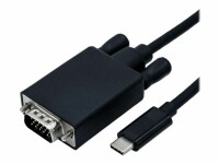 ROLINE USB Typ C - VGA Adapterkabel, ST/ST, 2 m