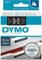 DYMO Schriftband D1 weiss/schwarz S0720910 19mm/7m, Kein