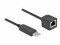 Bild 1 DeLock Konsolenkabel USB-A zu RS-232 RJ45, 50 cm, Zubehörtyp