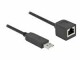 DeLock Anschlusskabel USB-A zu RS-232 RJ45, 50 cm