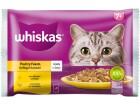 Whiskas Nassfutter Geflügel Auswahl in Gelee 7+, 4 x