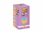 Post-it Notizzettel Super Sticky 7.6 x 7.6 cm, Mehrfarbig