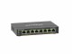 NETGEAR PoE+ Switch GS308EP-100PES 8 Port, SFP Anschlüsse: 0