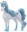 Die Flowy Einhorn Stute ist eine echte Schönheit und bekannt in BAYALA. Ihr schneeweisses Fell schmückt ein hübsches Tattoo und ihre blaue Glitzermähne ist sehr dicht. Auch ihr Schweif hat in Glitzer gebadet. Und auf dem Nacken prangt ein silberner Zackenkamm - wie aus lauter Eiskristallen. Wunderhübsch!