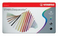 STABILO Farbstift aquacolor 2,8mm 16365 36 Stück, Kein