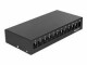 DeLock Gehäuse Keystone Patchpanel 12 Port Schwarz