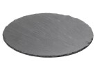 CLIMAQUA Servierplatte Rondel Anthrazit, Material: Schiefer