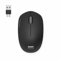 Port Designs PORT Silent Mouse Wireless 900540 USB-C/USB-A, Graphite
