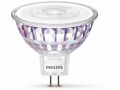 Philips Lampe LEDcla 50W GU5.3 WW ND Warmweiss