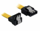 DeLock SATA3-Kabel gelb, unten gewinkelt, 70 cm, Datenanschluss