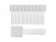 Label-the-cable Klettkabelhalter WALL STRAPS 3 x 9 cm Weiss