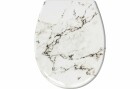 Kleine Wolke Toilettensitz Marble mit Absenkautomatik, Grau/Weiss