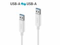 PureLink USB3.1 Gen2 USB-A-A, 1m, Weiss