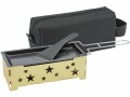 Kadastar Teelicht-Raclette 2go Golden Star Gold/Schwarz