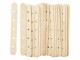 Creativ Company Holzkleinteile Eistiele mit Lochung, 20 Stück, Breite: 1.8