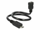 DeLock USB-OTG-Kabel ShapeCable Micro-USB B - Micro-USB B 0.35