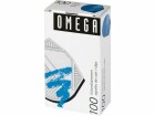 Omega Eckenklammer 100 Stück, Blau metallic
