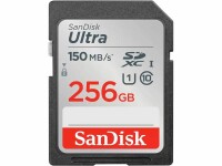 SanDisk SDXC-Karte Ultra 256 GB, Speicherkartentyp: SDXC (SD 3.0)
