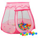 vidaXL Kinder-Spielzelt Rosa 102x102x82 cm