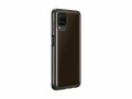Samsung Back Cover EF-QA125 Soft Clear Galaxy A12 Schwarz