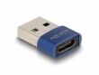 DeLock USB 2.0 Adapter USB-A Stecker - USB-C Buchse