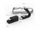 Vonmählen USB-Kabel High Six Black/Silver, Kabeltyp: Daten- und