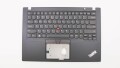 Lenovo TopCover with Keyboard US English Int. w/BL, black