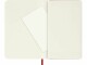 Moleskine Notizbuch Classic A6, Liniert, Softcover Scharlachrot