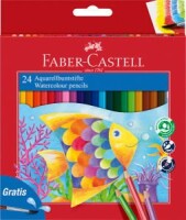 FABER-CASTELL Farbstift Kinder Aquarell 114425 24er Etui, Kein