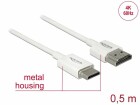 DeLock Kabel 4K 60Hz HDMI - Mini-HDMI (HDMI-C), 0.5