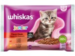 Whiskas Nassfutter Klassische Auswahl in Sauce Junior, 4 x