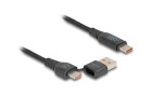 DeLock USB-Ladekabel 88137 USB C - USB A/USB C