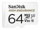 SanDisk microSDXC-Karte High Endurance UHS-I 64 GB