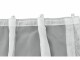 Hubatka Tagvorhang Volie 200 x 240 cm, Weiss, Natürlich