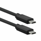 Roline USB 3.2 Gen 2 Kabel, Power Delivery 20V5A, C-C, ST/ST, 20 Gbit/s, schwarz, 1,0 m