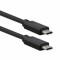 Bild 0 Roline USB 3.2 Gen 2 Kabel, Power Delivery 20V5A, C-C, ST/ST, 20 Gbit/s, schwarz, 1,0 m