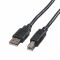 Bild 0 Roline USB 2.0 Verbindungskabel - Typ A-B - 4,5 m - Schwarz