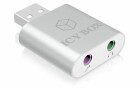 RaidSonic ICY BOX Soundkarte Adapter IB-AC527 USB 2.0, Audiokanäle