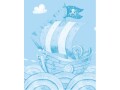 Susy Card Tischdecke Little Pirate 80 cm x 0.8 m