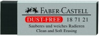 FABER-CASTELL Kunststoffradierer DUST-FREE 187121 schwarz, Kein