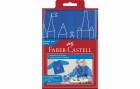 Faber-Castell Malschürze für Kinder Ab 6 Jahren, Blau