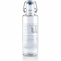 SOULBOTTLES Trinkflasche, Glas SB2G06-41 Heimat Wasser 60 cl, Kein