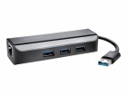 Kensington UA3000E - Netzwerkadapter - USB 3.0 - Gigabit