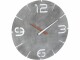 TFA Dostmann Funk-Wanduhr Contour Beton-Optik, Ø 35 cm, Form: Rund