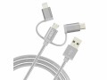 Joby USB 2.0-Kabel USB A - Lightning/Micro-USB A/USB C