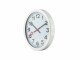 NeXtime Wanduhr Station Ø 35 cm Weiss, Form: Rund