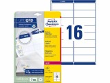 Avery Zweckform Adressetiketten 99.1 x 33.9 mm, 40 Blatt, Klebehaftung